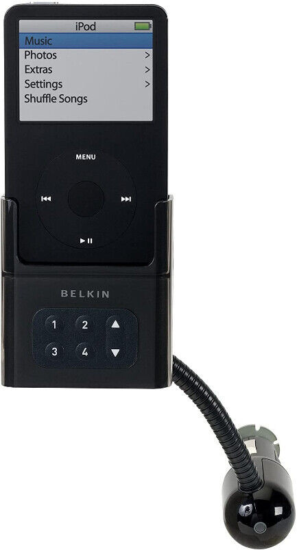 Belkin TuneBase FM for iPod ipod FM Transmitter Car Charger in iPod & MP3 Accessories in Chatham-Kent