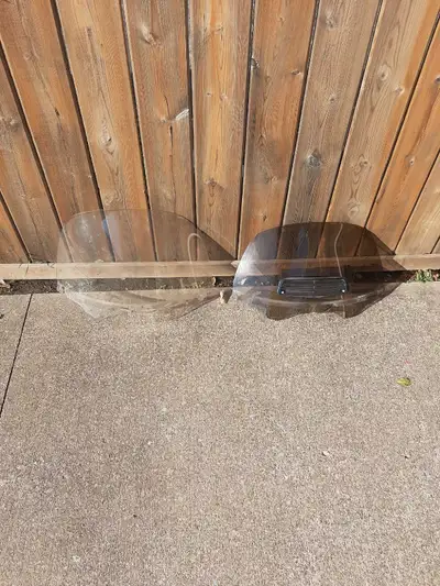 Three hole windscreen clear $15 Three hole windscreen tinted $15 SOLD Highway bar multi bike, USED h...