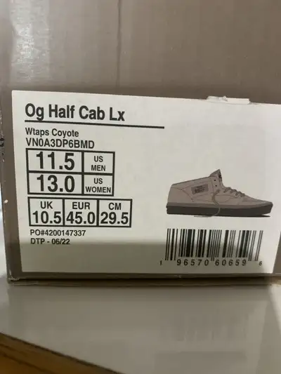 Vans Vault OG Half Cab LX WTAPS Coyote Brown, View more
