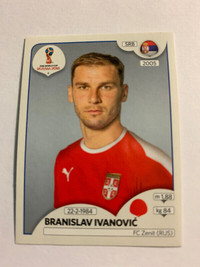 2018 PANINI FIFA WORLD CUP RUSSIA STICKER B.IVANOVIC #415 SERBIA