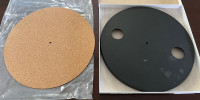 Turntable platter and mat