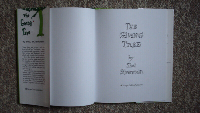 The Giving Tree by Shel Silverstein - hardcover book in Children & Young Adult in Charlottetown - Image 2