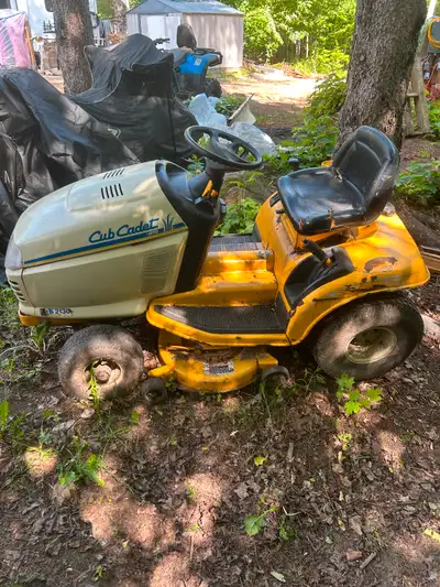 $300 for Older Riding mower was running and cuts grass, new belts under deck. Best offer being accep...