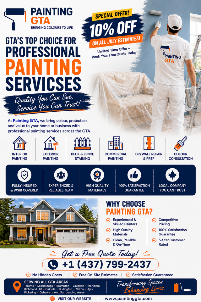 Service Offer - Dry Wall | STUCCO | Pop Corn Ceiling | Painting in Painters & Painting in City of Toronto - Image 3