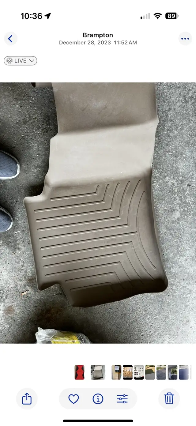 BMW 2019 750Li  winter mats in Other Parts & Accessories in Mississauga / Peel Region - Image 5