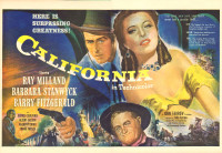 Extra Large (21 x 14 ¼) 1947 2-page ad for movie “California”