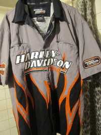 Harley Davidson Shirt Racing Screaming Eagle Rare Collectible