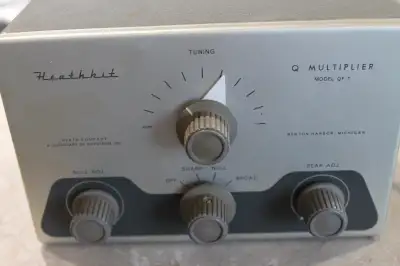 HEATHKIT MODEL 'QF1' Q MULTIPLIER FOR HAM RADIO TRANSCEIVER.............IN GOOD CONDITION..............