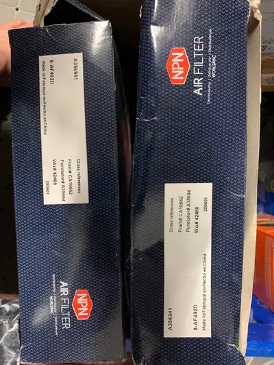 A6420942804 and A6420943004 replacement air filters left and right. I have two sets of two at only 5...