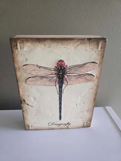 Sid Dickens Dragonfly "Transformation" limited edition memory block / tile. The memory block was mad...