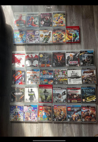 Jeux pour console PS3 vidéo games