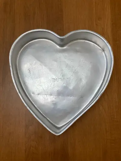 Wilton heart-shaped cake pan, View more