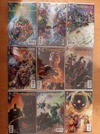 Convergence #0-8 DC Comics Event 2015 Complete Series Set