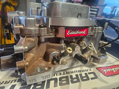 Edelbrock 650 cfm. With manual choke. 3 or 4 years old. Excellent condition rarely used.