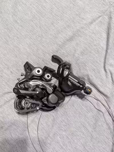 M820 10-Speed Rear Derailleur works as it should, couple dings. SL-M820 10 Speed Right Shifter