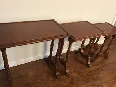 Set of nesting tables new price $45, View more