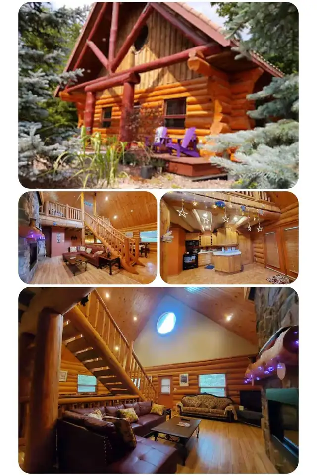 Grand bend log  home for rent 