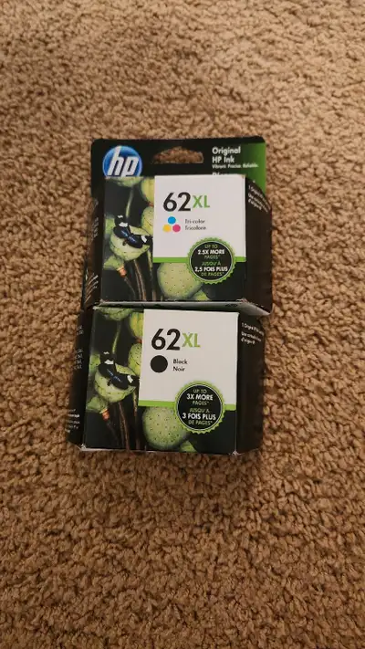 HP printer ink. 62 xl, View more