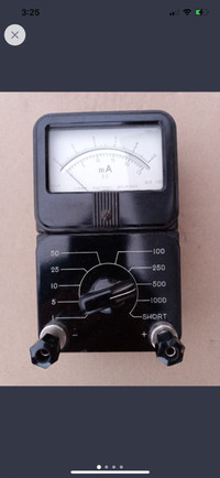 Milli-Amp Meter, vintage