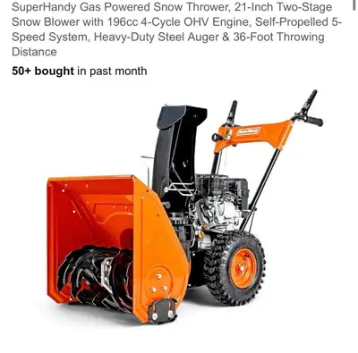 SuperHandy Snow Thrower, View more