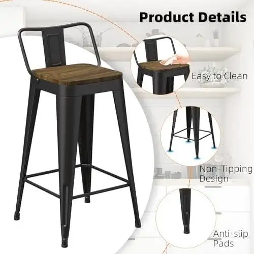 BRAND NEW SET OF 4 BAR STOOLS – $225 in Chairs & Recliners in City of Toronto - Image 5