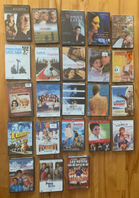 23 films DVD neufs ou comme neufs - la plupart sont scellés et