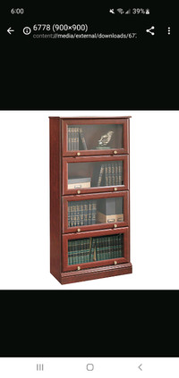 Wanted: Sauder Roanoke Barrister Bookcase