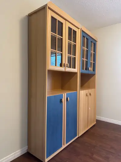 Mint Wood Display & Storage Cabinets – Can Be Sold Separately, View more