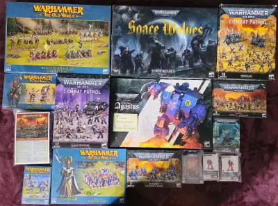 Warhammer 40k/Old World/AoS/Fantasy - Boxes (NiB) & Models (NoS), View more