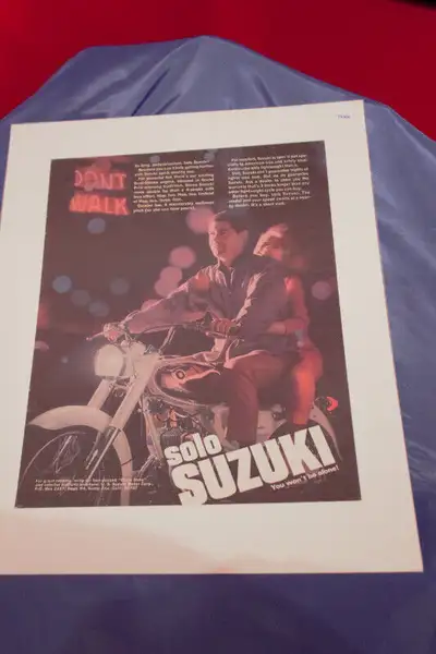 1966 Suzuki Solo Motorbike Original Ad, View more