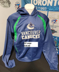 Vancouver Canucks Sz Large Hoodie