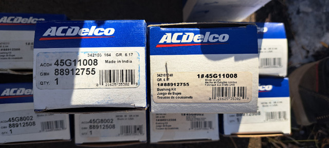 Ac delco 68-71 gm a body upper control arm bushings. in Other Parts & Accessories in Saskatoon