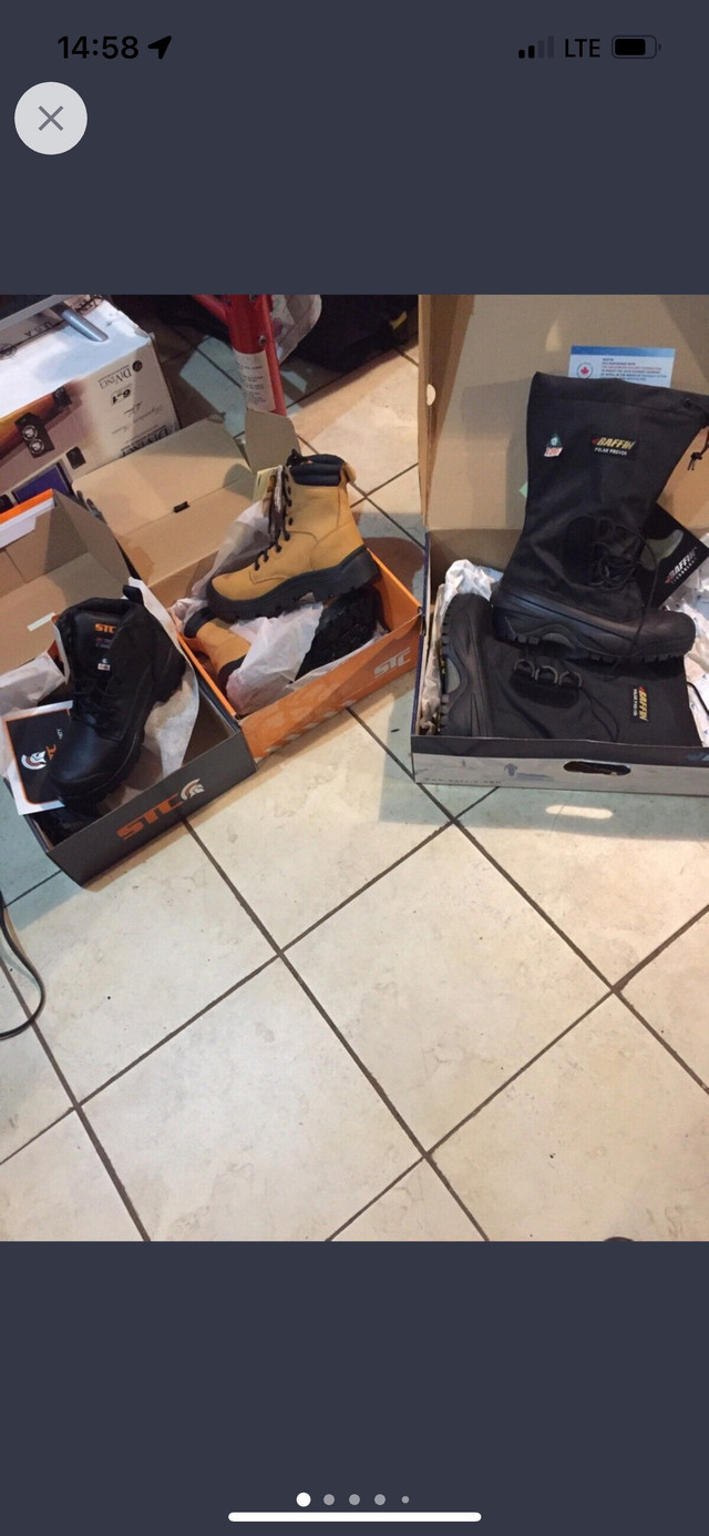 Chaussures et bottes de travail neuf, prix variés. dans Chaussures pour hommes  à Laval/Rive Nord