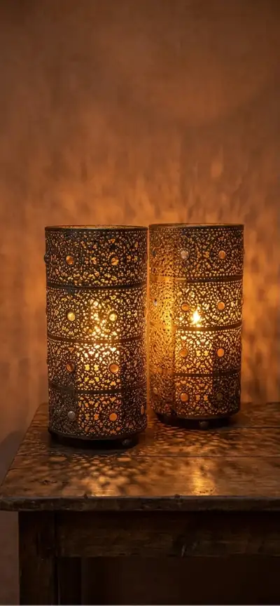 Jolies lampes argentée, View more