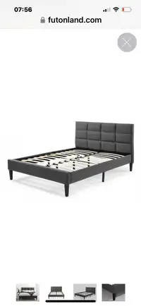 double bedframe and mattress: lifestyle solutions - Zoey. 