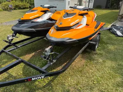Private sale … NO TAX !!! 2018 SeaDoo GTI 130 SE with IBR 40 hours 2017 SeaDoo GTI 130 SE with IBR 3...