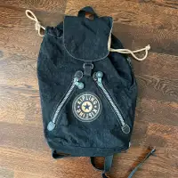 Fabulous rare vintage 90's Kipling black Large backpack