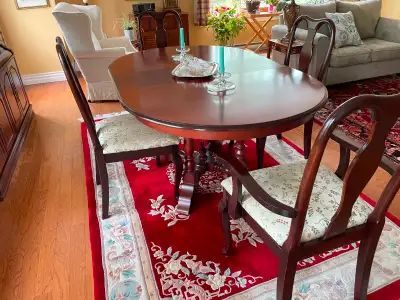Solid wood Dining Table and chairs, View more