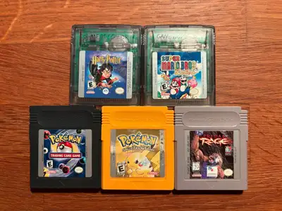 Gameboy and Gameboy Color Games (Pokemon Yellow and more), View more
