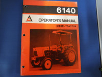 Original Allis Chalmers 6140 Diesel Tractor Operator's Manual