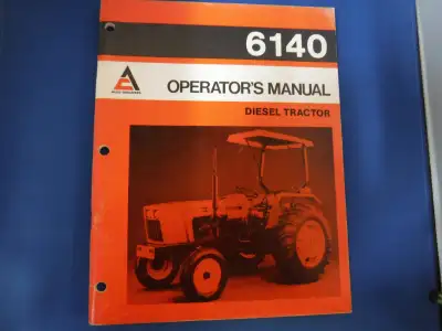 Original Allis Chalmers 6140 Diesel Tractor Operator's Manual, View more