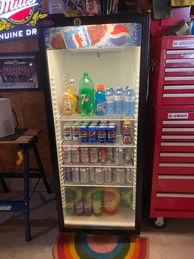 Refrigerator, Full Size, Glass Door, View more