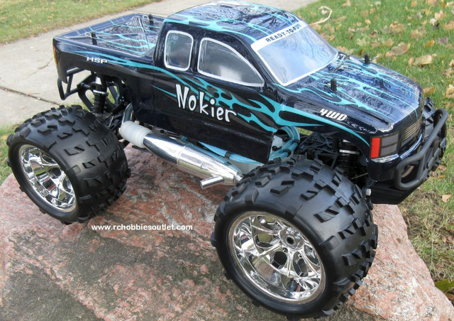New RC Truck Nitro Gas  4.57cc Engine 2 Speed 1/8 Scale 4WD in Hobbies & Crafts in Windsor Region - Image 3