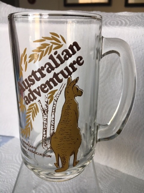 BEER MUG Kangaroo Canadian Gas Assoc. 1977 Australia, hefty in Arts & Collectibles in City of Toronto