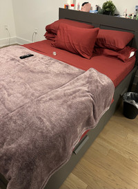 IKEA storage bed Queen sized 