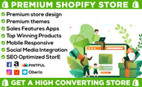 I'll design a drop shipping store or a Shopify website.