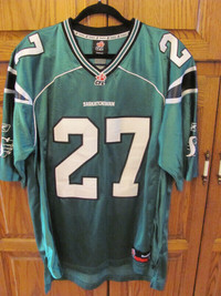 CFL,  Mimbs #27 Roughriders Signed Jersey