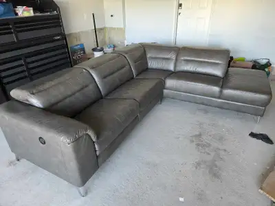 Sectional Leather Couch, View more