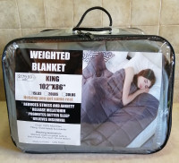 WEIGHTED BLANKET - 15lb King Size - NEW