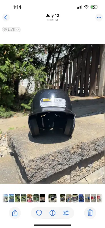 Wilson youth baseball helmet , View more